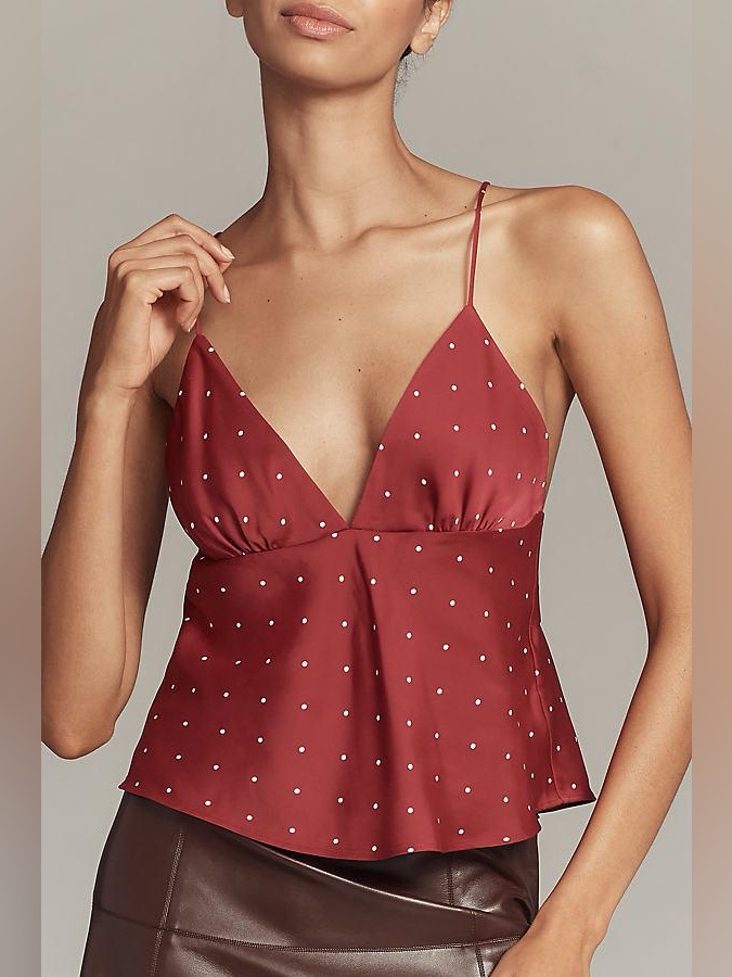 Nwt Maeve Polka Dot Cami Size Large
